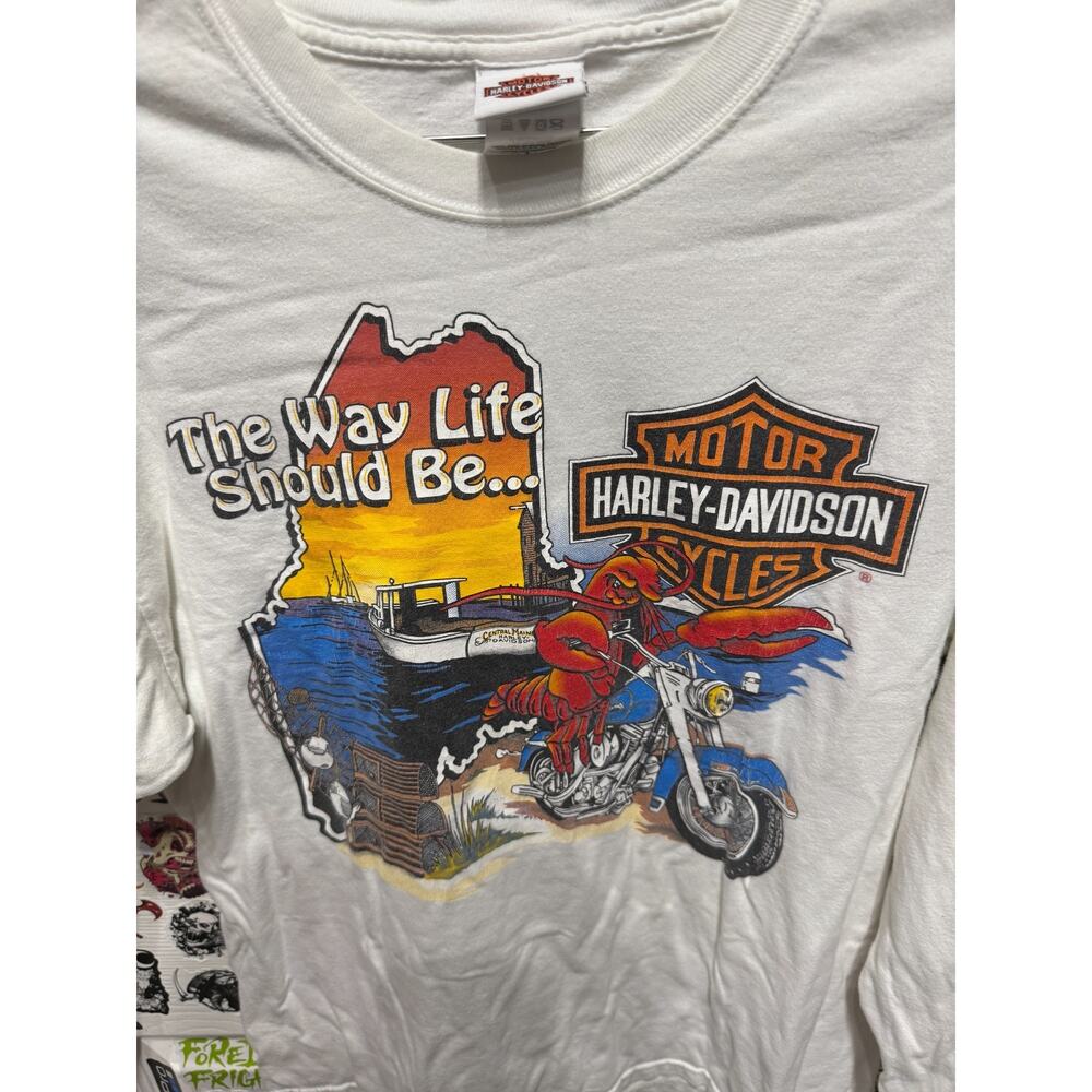 Harley Davidson Central Maine "The Way Life Should Be" Long Sleeve Size L - Picture 2 of 4